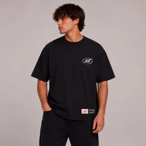 Speed & Saints Black Tee