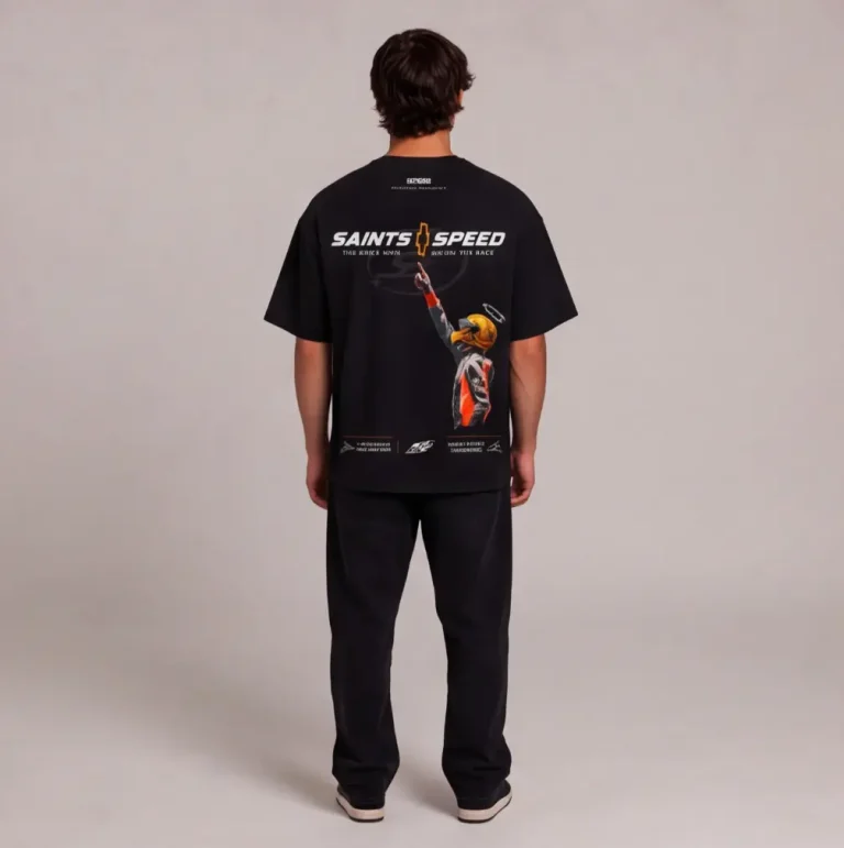 Speed & Saints Black Tee